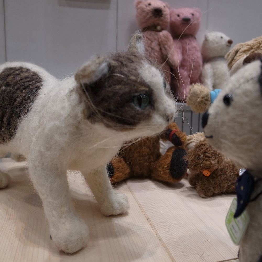 会えてうれしいよ～にゃんこさん！