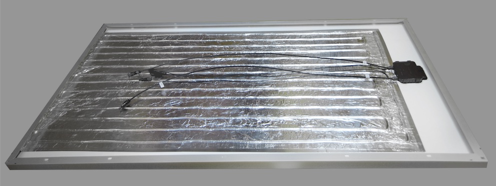 no frost photovoltaic system lorenzoni - sistema per impedire la formazione di ghiaccio e neve sui pannelli fotovoltaici