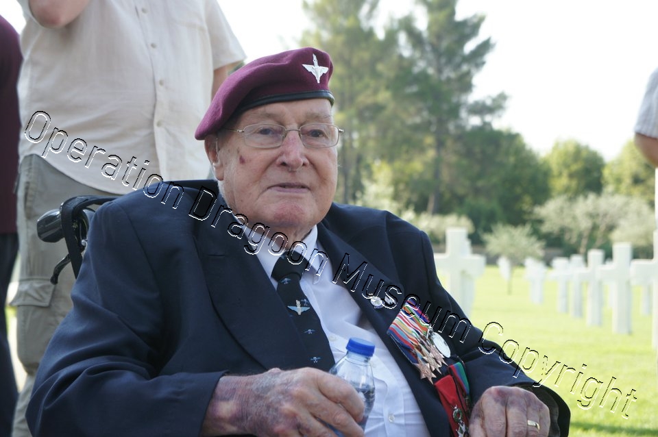 Peter in the american cemetary, for August celebrations in 2011. 