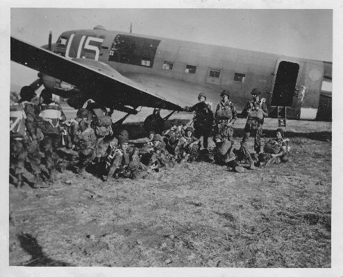 Waiting for boarding the C-47