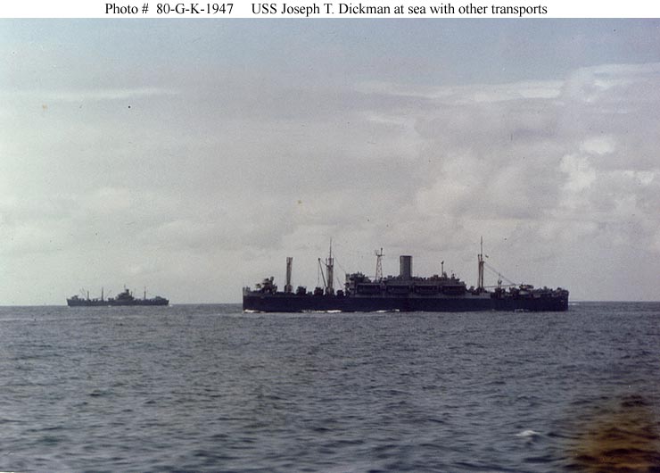 USS Joseph Dickman, operation Dragoon, August 1944