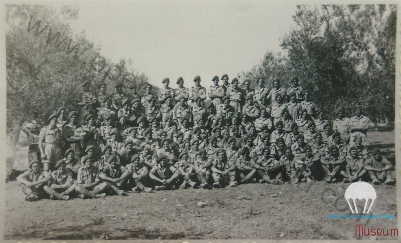 4th battalion, "C" Coy, Italy 1943. James GOURLAY is third row, 8 from the right