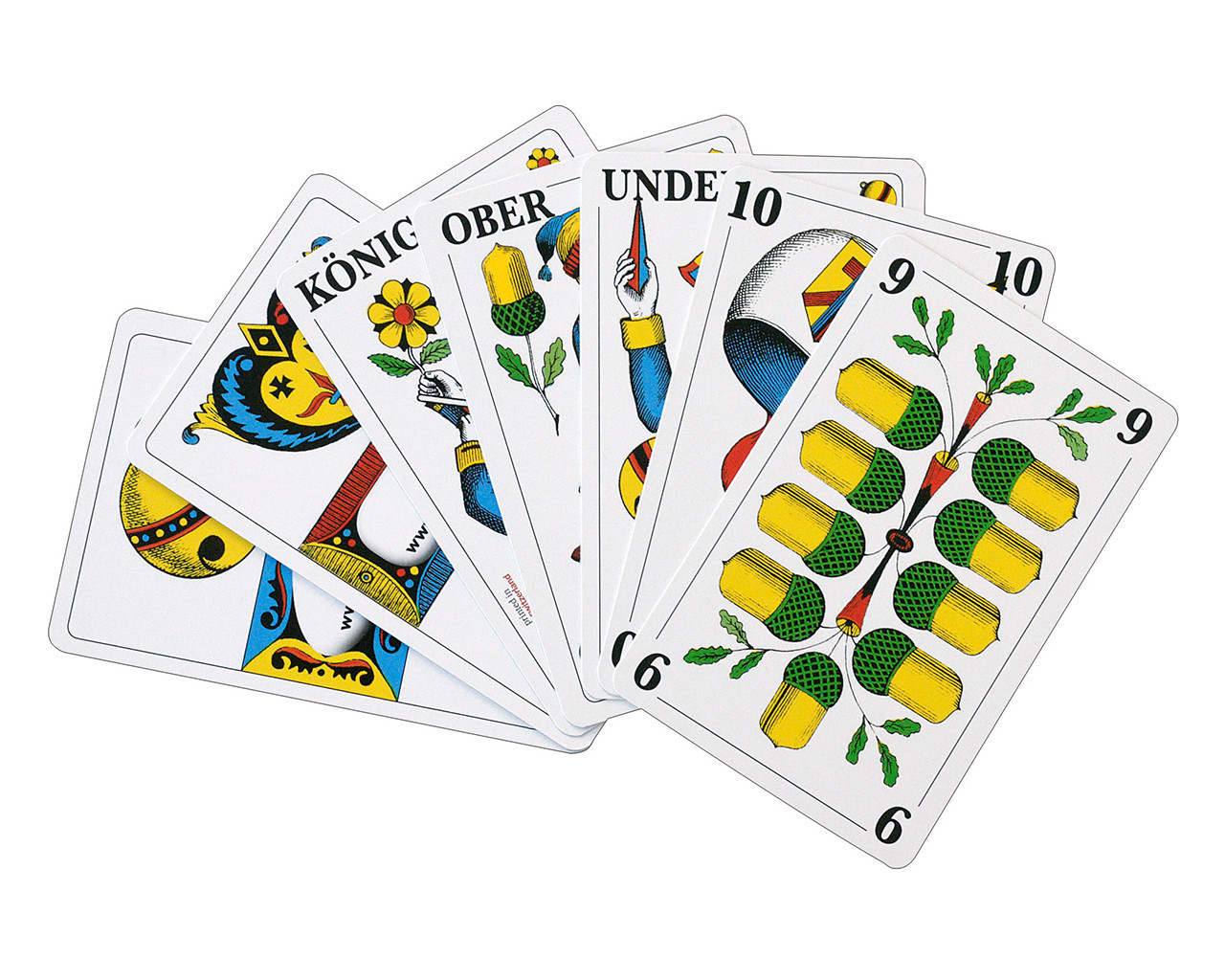 Jasskarten, Spielkarten, Poker, Lernkarten - Jasskarten-Spielkarten