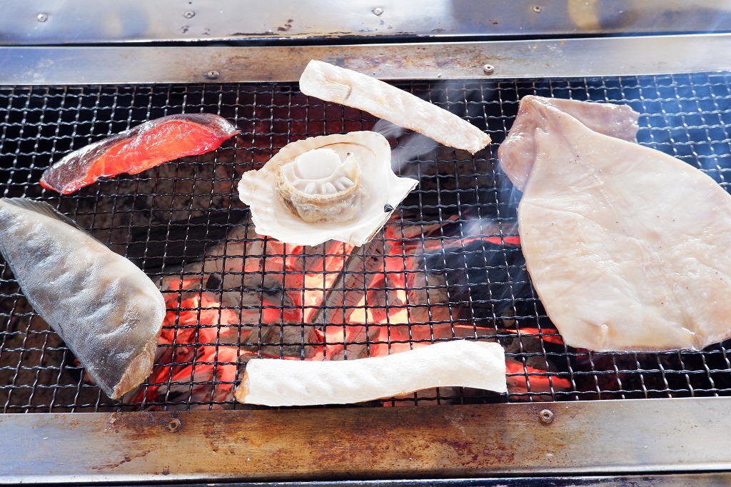 朝早くからガンガン焼いてくれます！