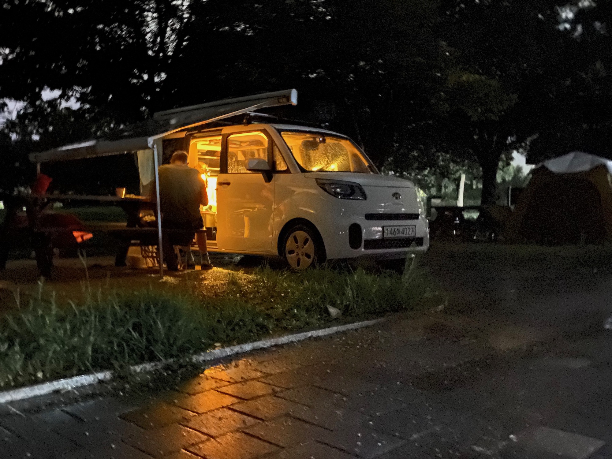 Seorak-dong Campingplatz - gute Nacht :-)