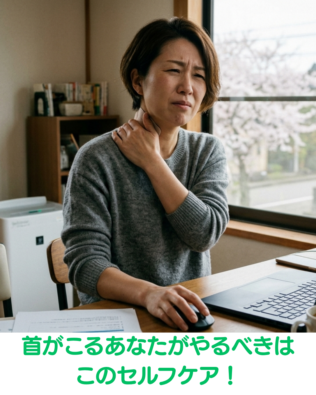 首こりが気になる方へ｜首こり予防のYouTubeショート動画のご紹介【新潟市東区山の下の整体院】