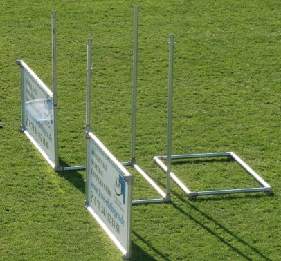 Torpfosten einstecken