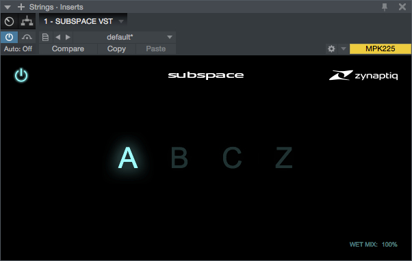 Screenshot of Subspace