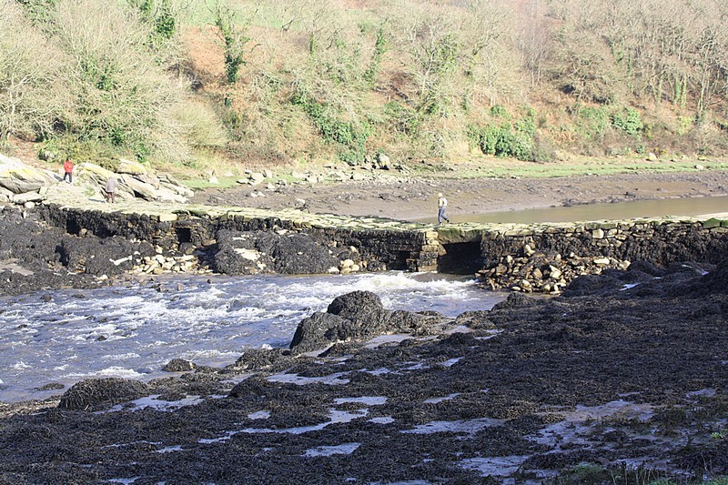 Le Pont du Diable à marée basse