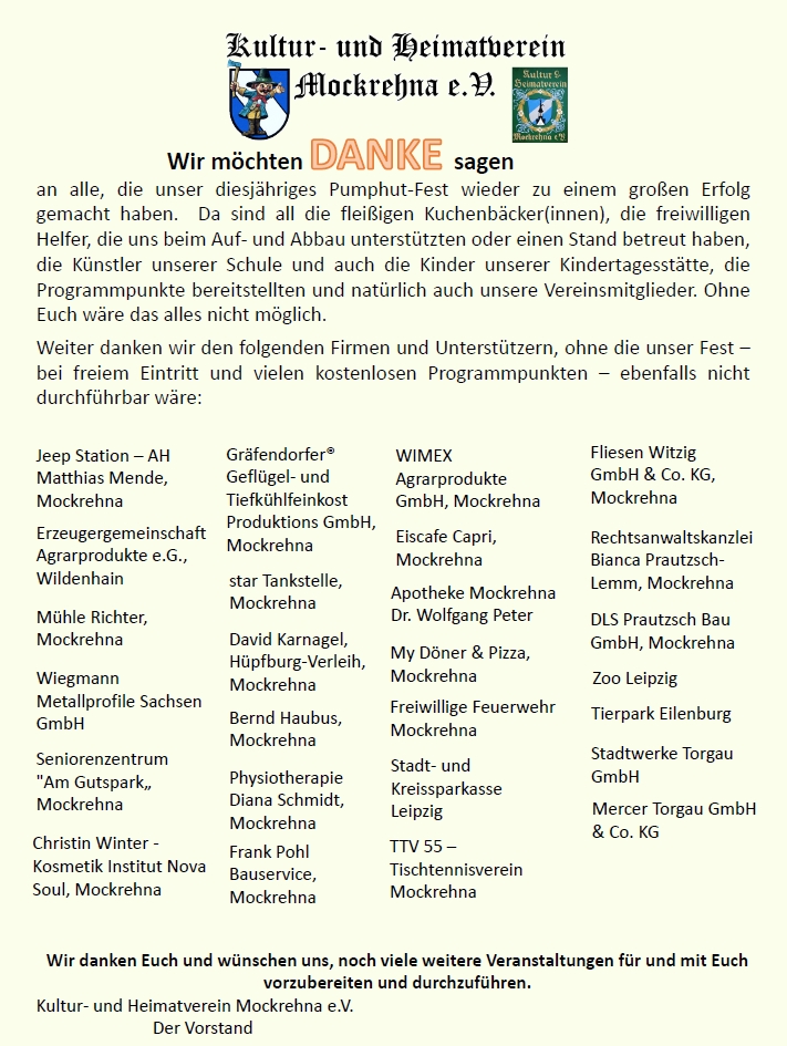 Unsere Unterstützer 2025