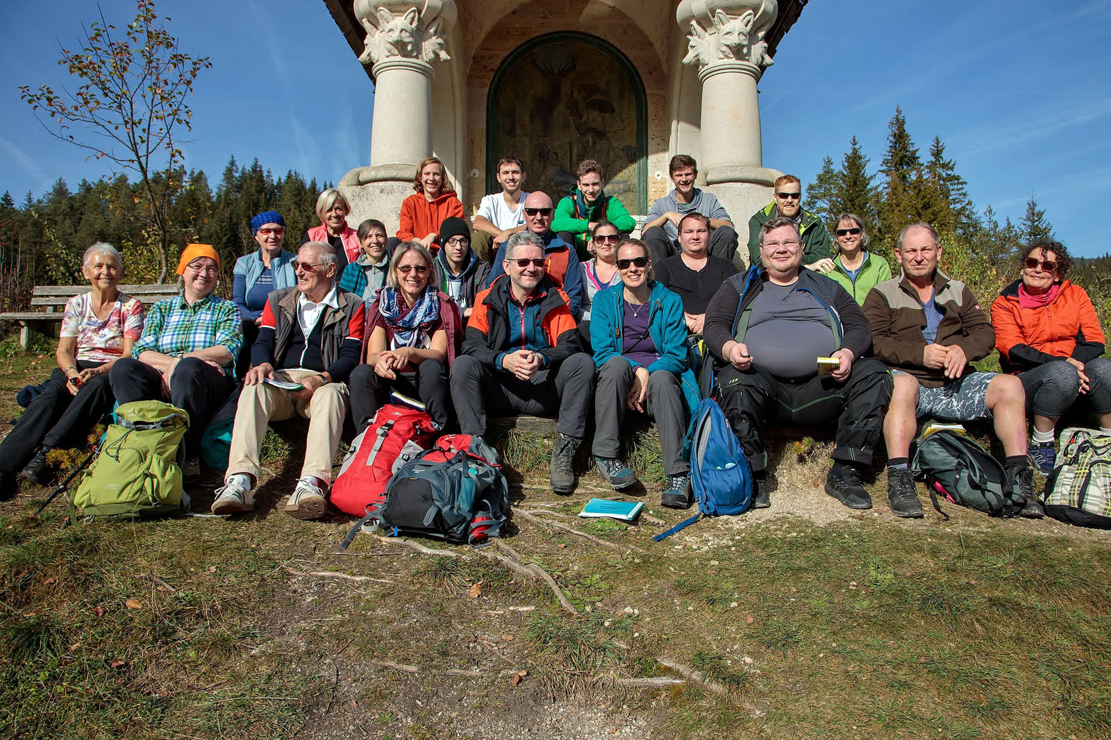 Tag 4: letzte Rast vor Mariazell bei der Kapelle am Hubertussee