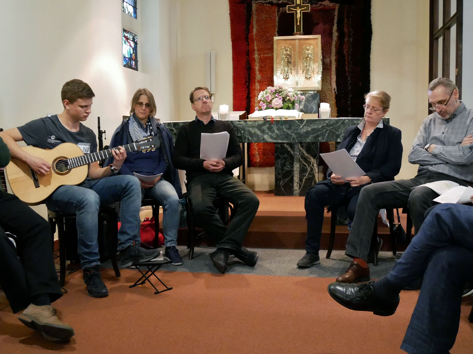 Seitenkapelle mit dem heiligen Tabernakel