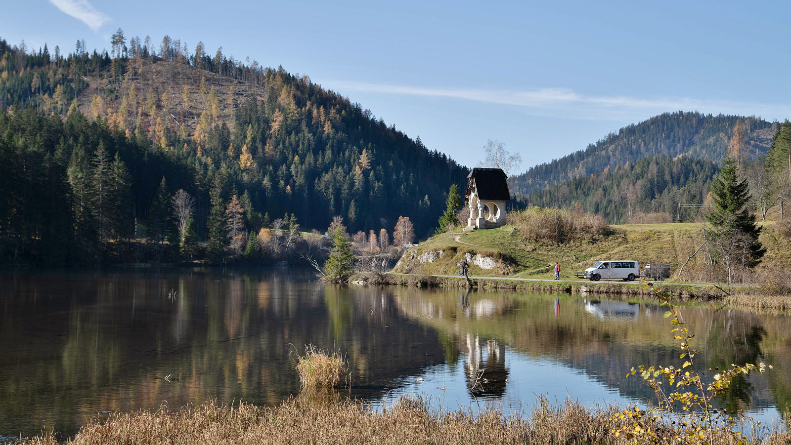 Tag 4: Letztes Stück durch die Walster vorbei am Hubertussee.