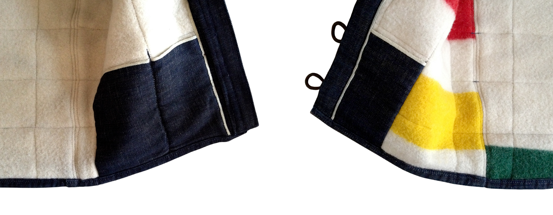 de curae | denim vest, inside view – Thorsten Schlesinger