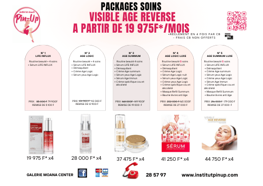 PACKAGES SOINS VISAGE  VISIBLE AGE REVERSE