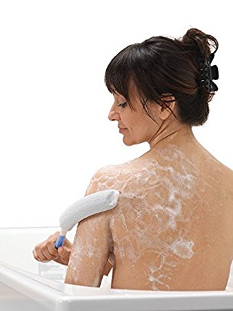 Long handle body washer