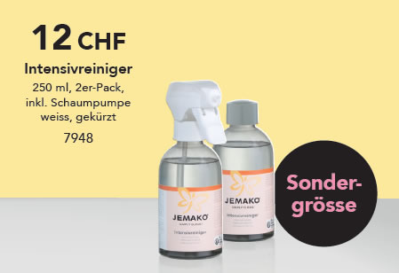 JEMAKO Intensivreiniger, 250 ml, 2er-Pack inkl. Schaumpumpe