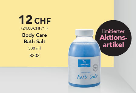 JEMAKO Body Care Bath Salt, 500 ml