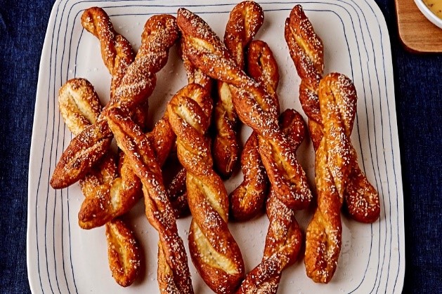 Bretzels tendres faits maison
