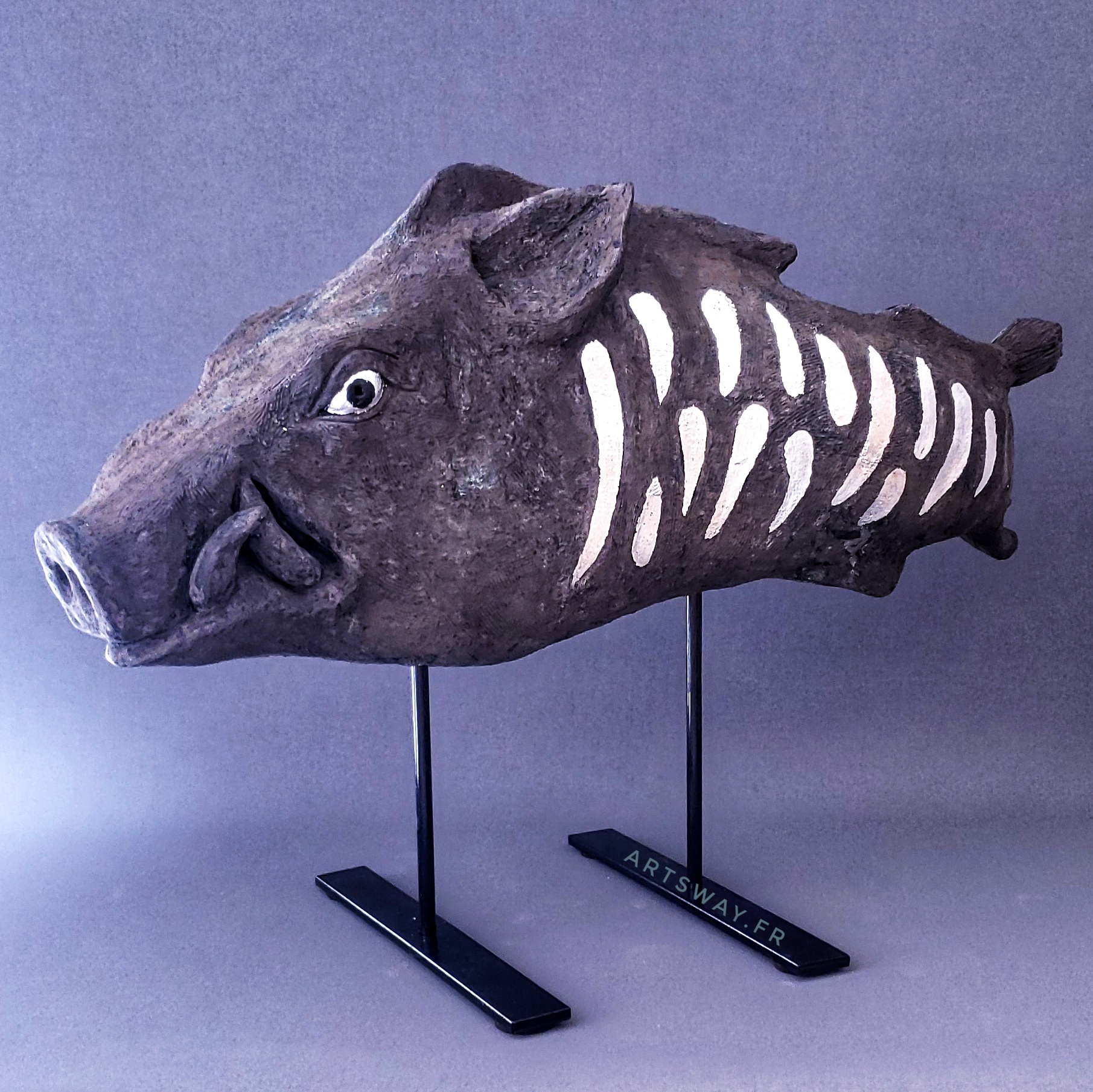 HYSEPHOS : Grès patiné (H:39 x 58 x 16) -2025 - 900€