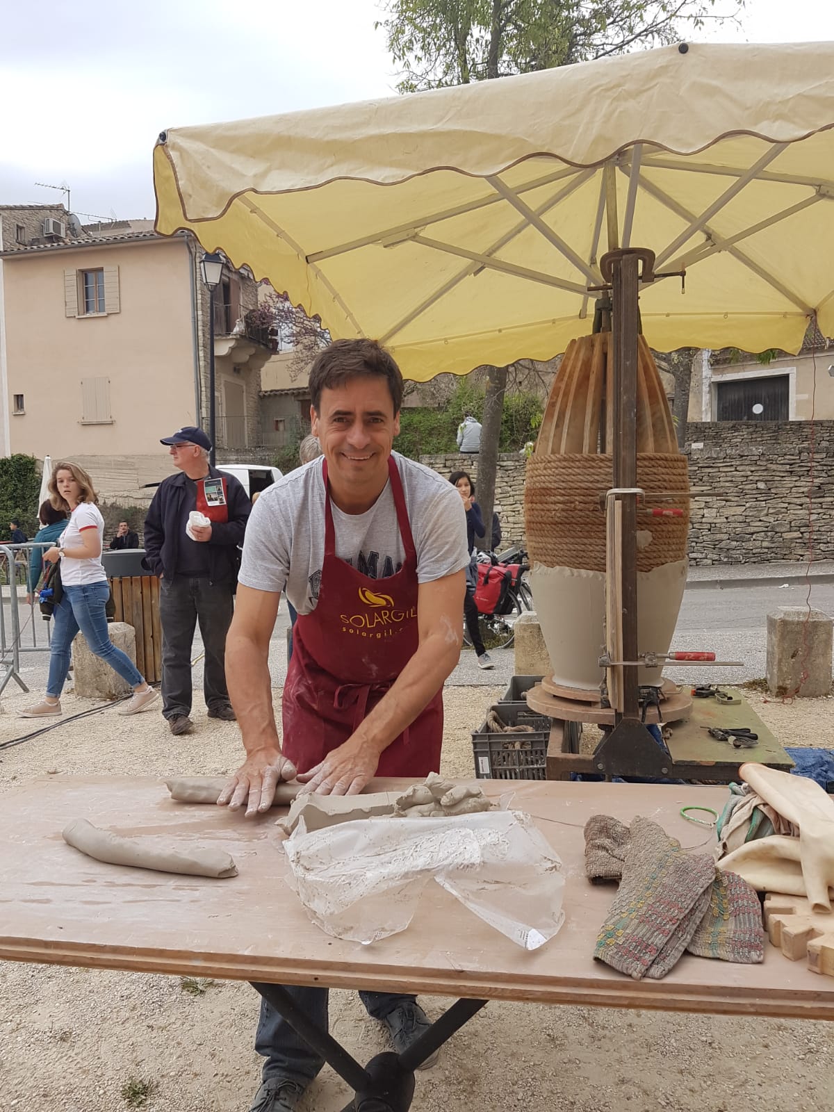 20 au 22 avril 2019 Marché de Bonnieux Démonstration tour à la corde