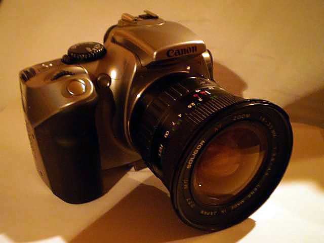 Meine Canon EOS 300D mit dem 19 - 35 Soligor