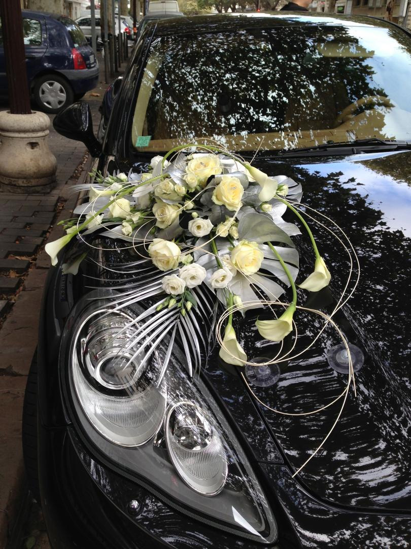 décoration véhicule mariage