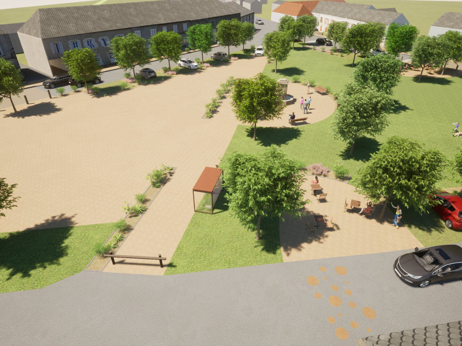 2026 - Amgt des espaces publics - St Léger sous Bevray - 200 000€ HT