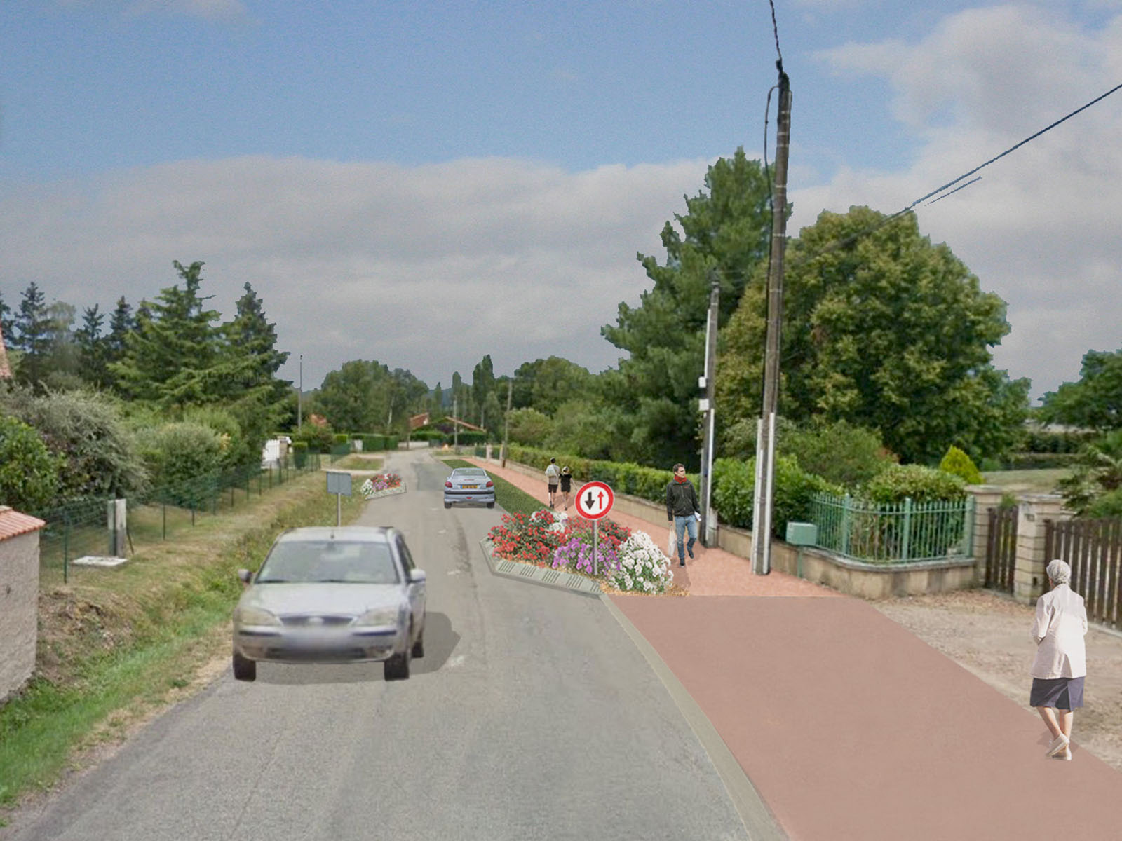 2025 - Sécurisation d'une traversée - Notre Dame des Boisset (42) - 120 000€ HT