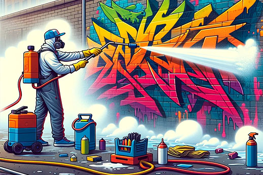 Graffitientfernung für ein makelloses Erscheinungsbild