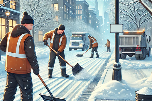 Winterdienst – für Sicherheit und begehbare Wege bei Eis und Schnee