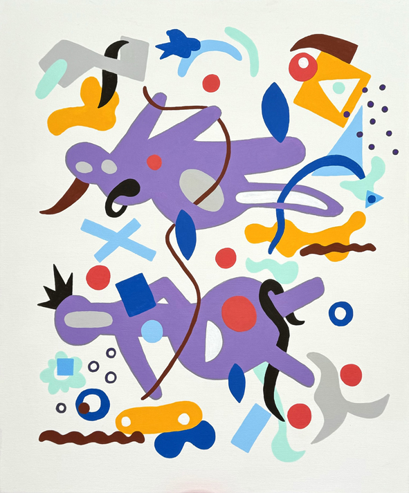 "The Two of Us" Acryl/Leinwand 50 x 60 cm - verkauft