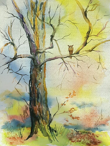 Märchenbaum, 30 x40