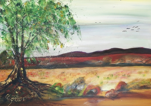 Die 7 Raben, 50 x 70