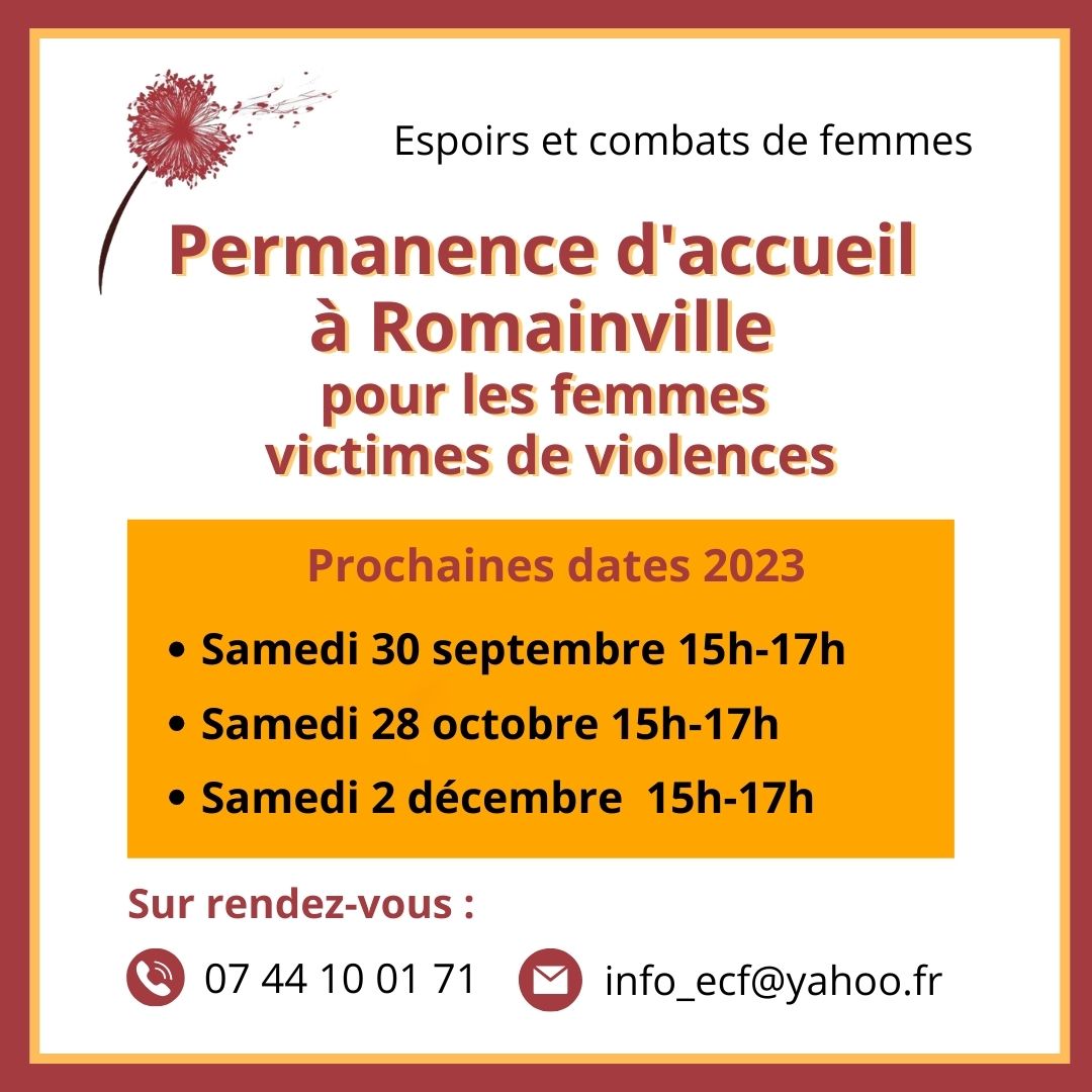 Permanences d'accueil