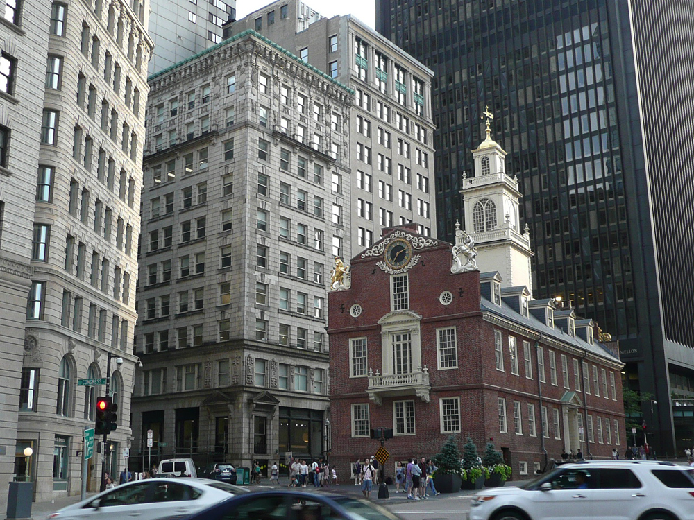 The old state house of Massachussetts.