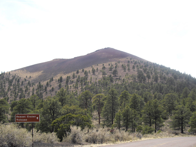 Sunset crater volcano