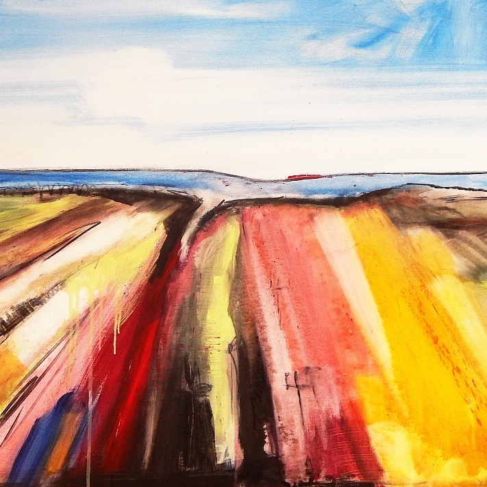 Gemälde gemalt durch die Inspiration dieser Urlaubsstimmung