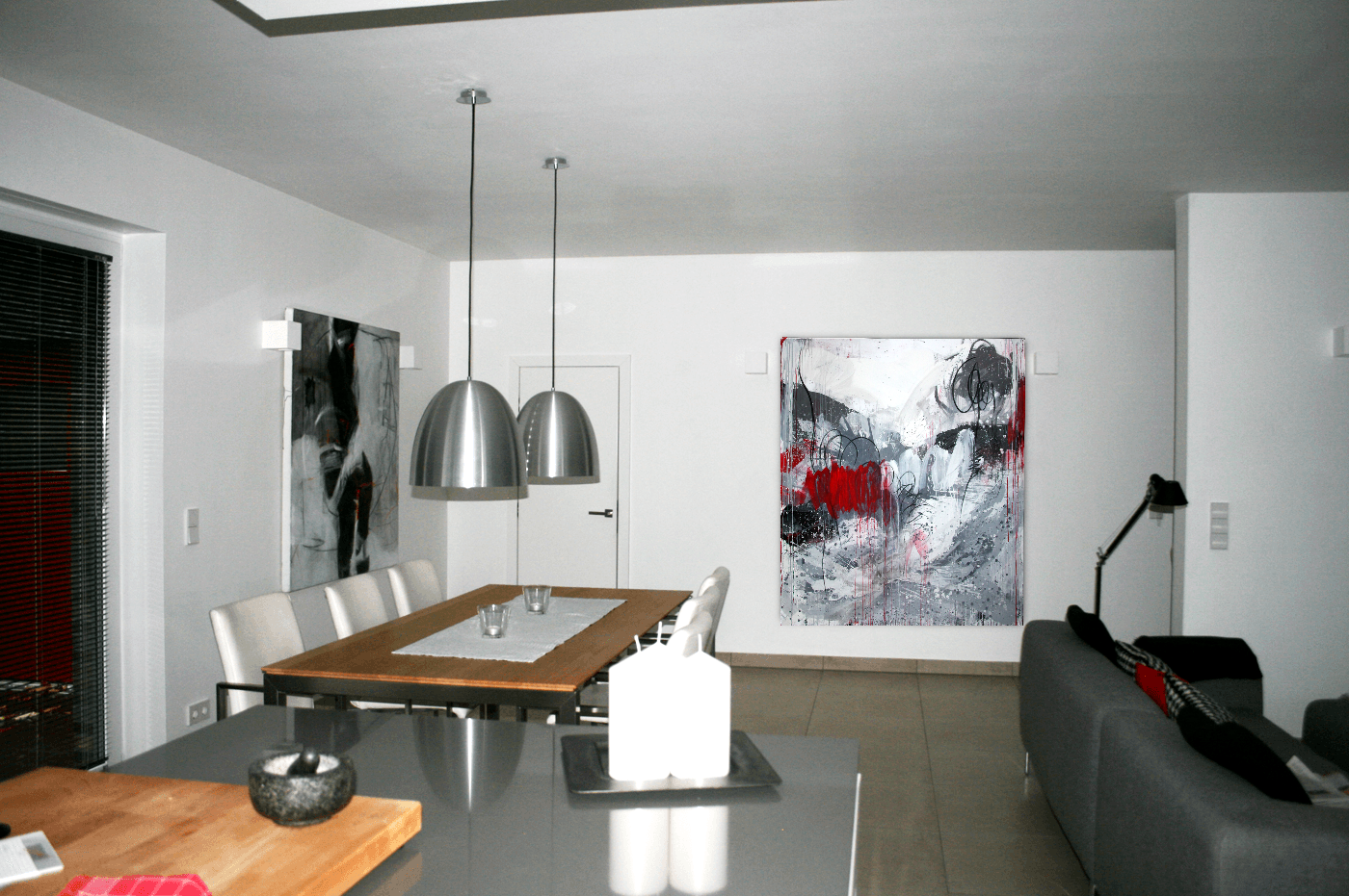 Bild im Raum beim Kunden