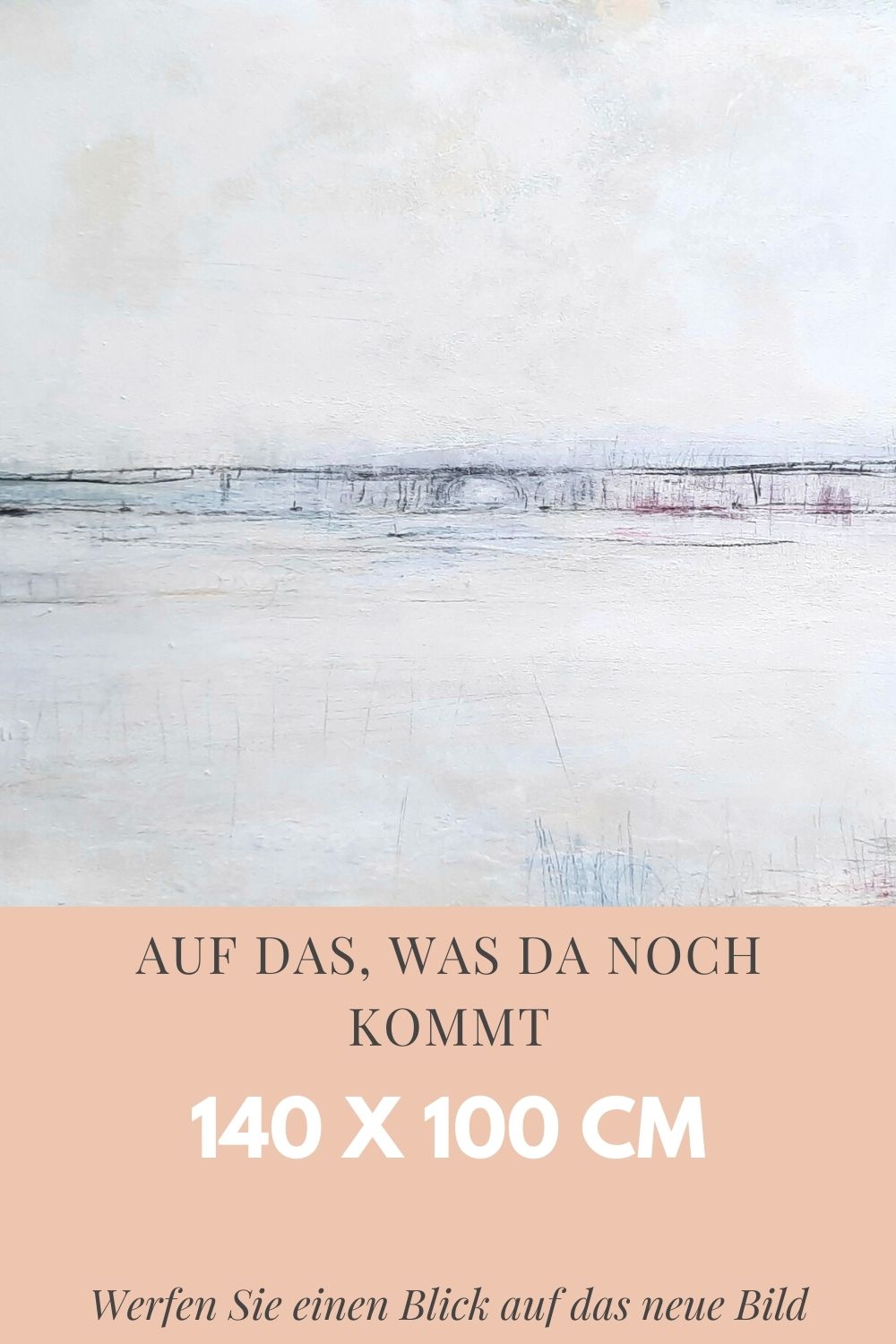 weisses Landschaftsbild abstrakt