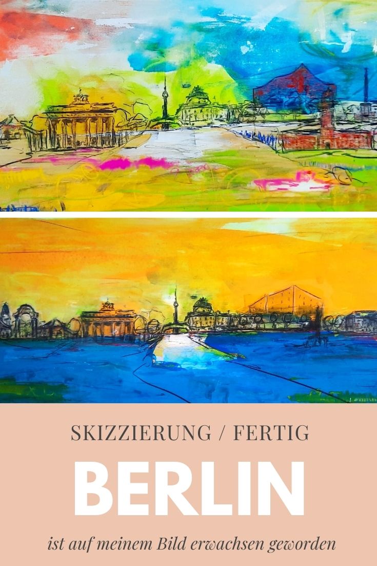 Wahrzeichen von Berlin - Regenbogenfarben