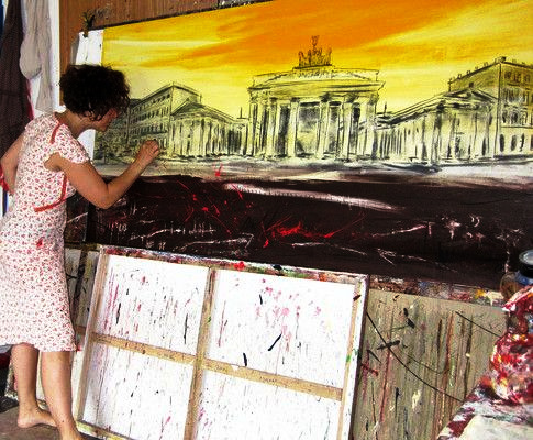 Berlin gemalt - Brandenburger Tor