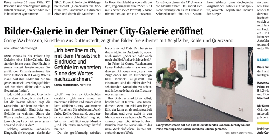Peiner City Galerie Ausstellung Wachsmann