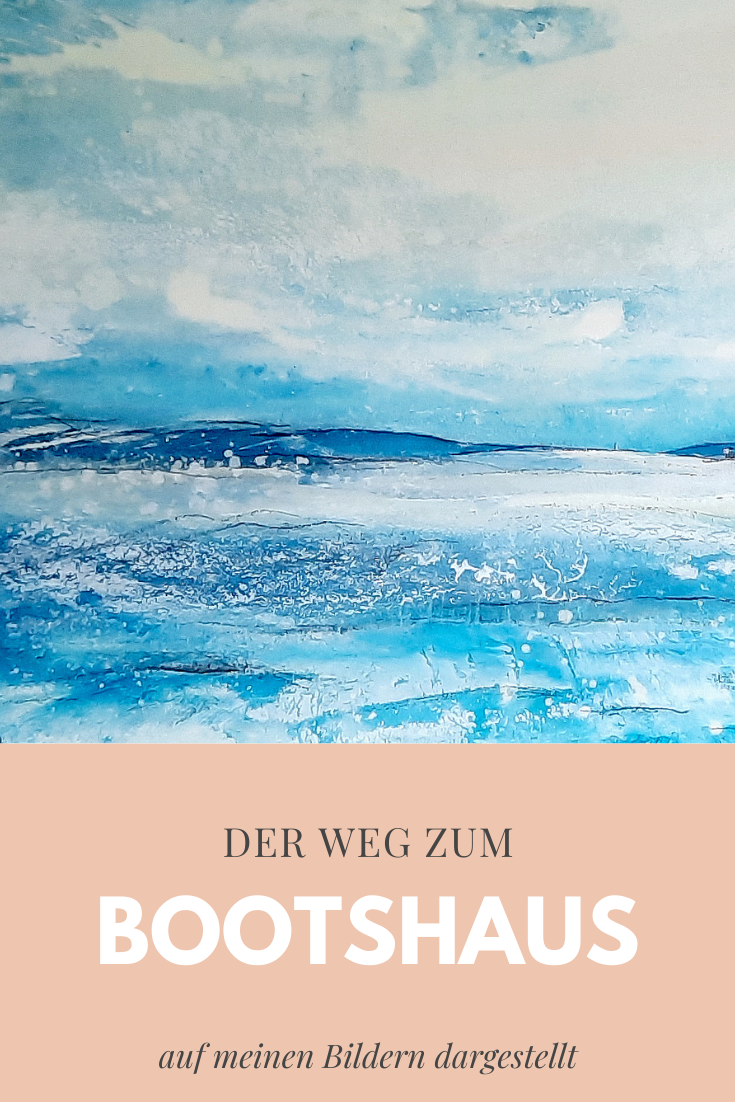 Blaues Bild als Auftragsbild