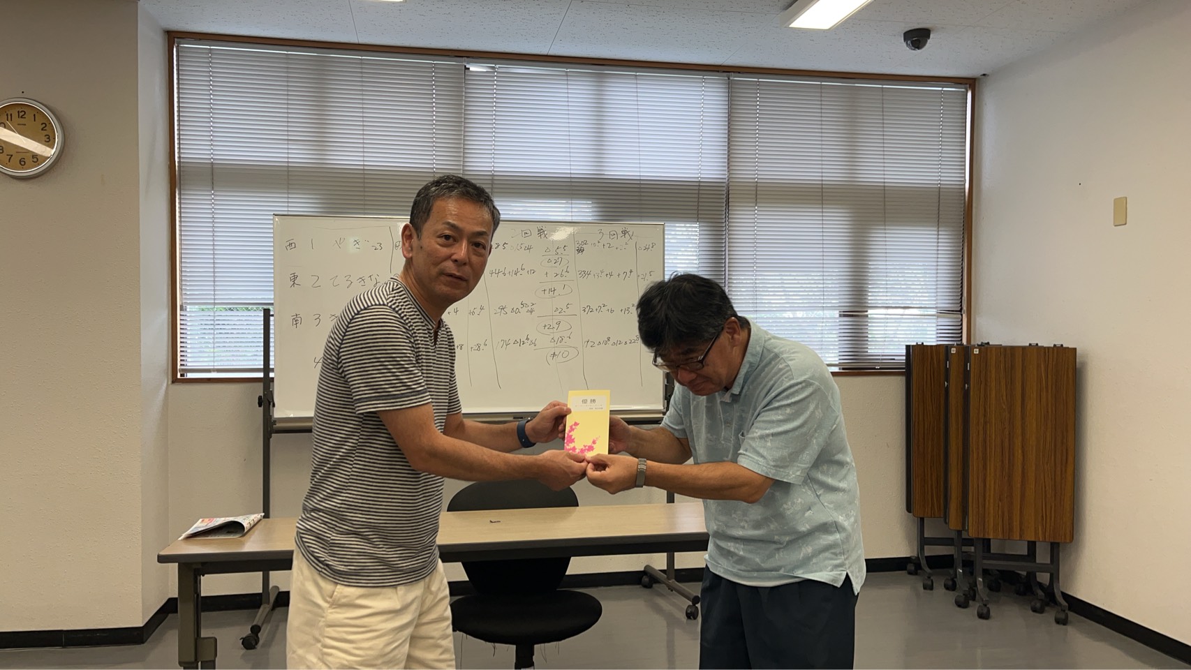 優勝　照喜名実さん（実践）