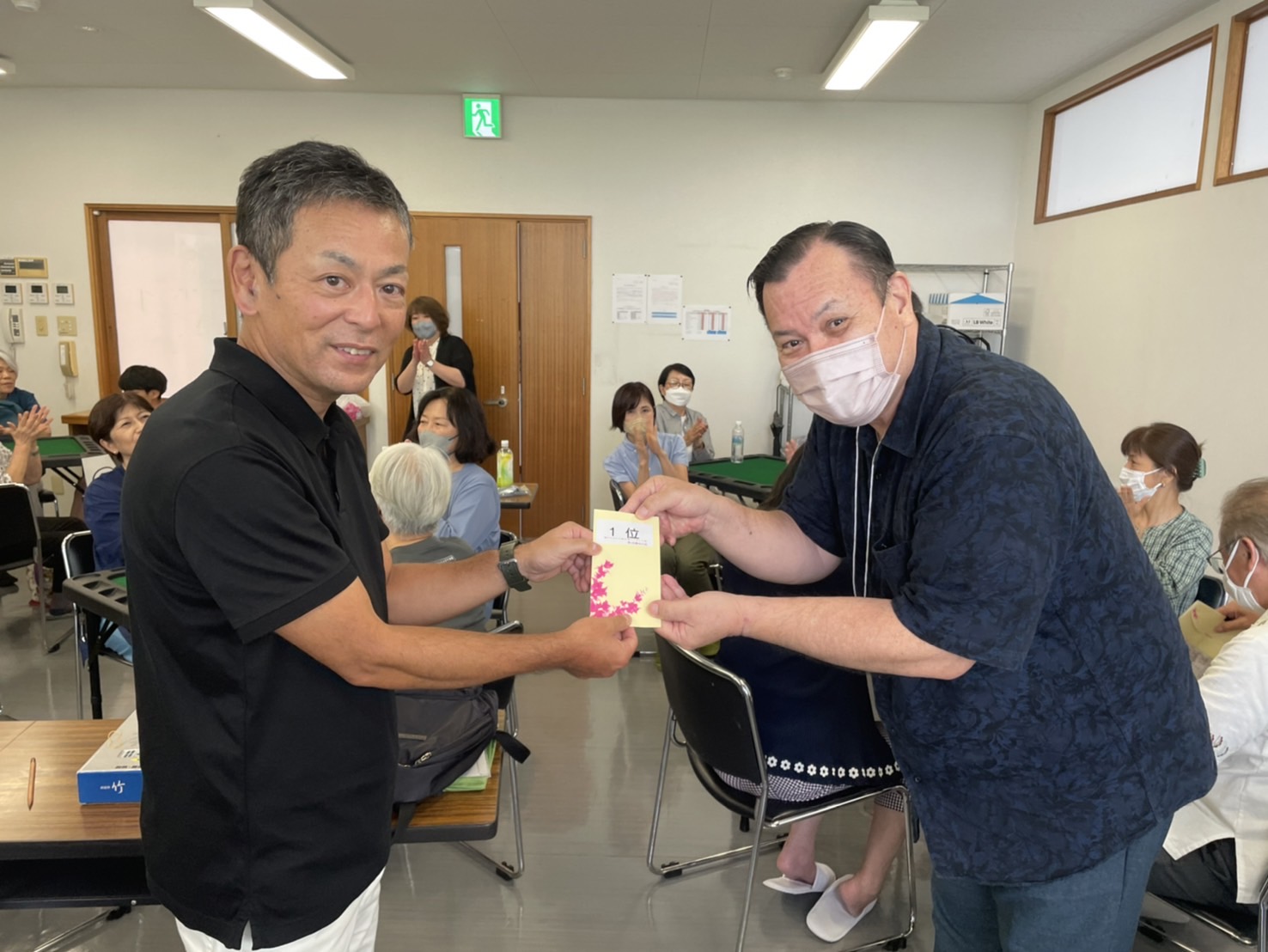 (A) 優勝　上江州さん