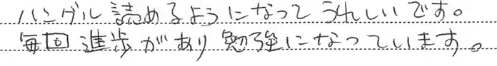 ハングルが読めるようになる