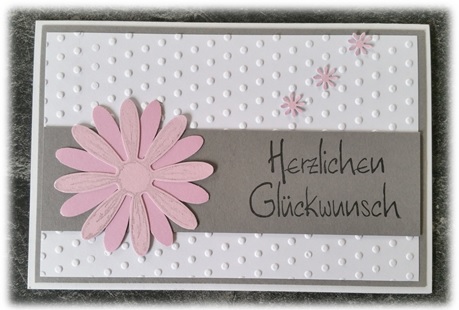 Grusskarten Mit Stempel Stanzen Tinte Und Farbe Selber Machen