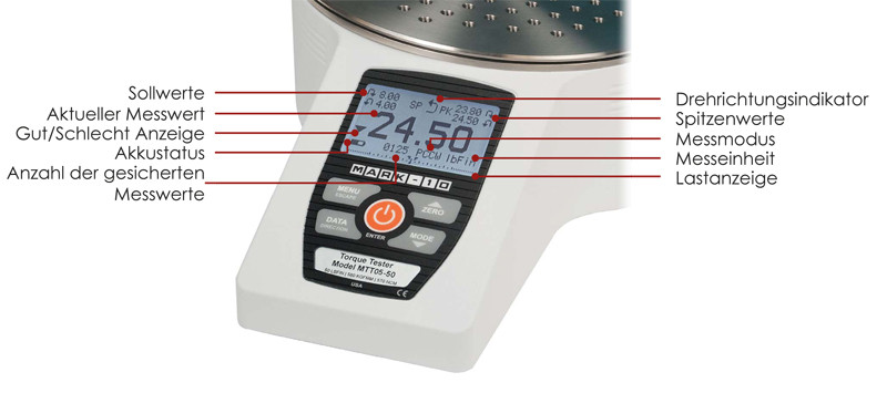 MARK-10 TT05 Display