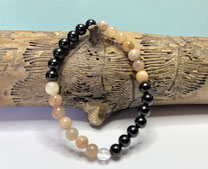 Mondstein Turmalin Armband
